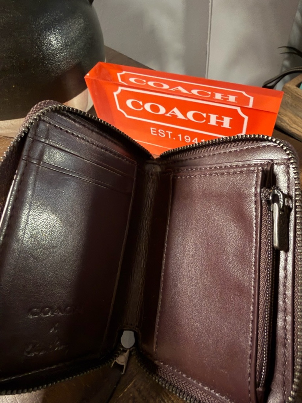 Coach X Keith Haring Limited Edition Zip Around Wallet - Picture 7 of 10